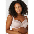 Taupe-White-Black - Side - Gorgeous Womens-Ladies Geo Animal Print Non-Padded Bra (Pack of 2)