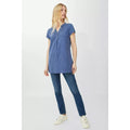 Mid Blue - Pack Shot - Mantaray Womens-Ladies Bird Tunic