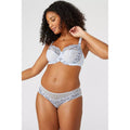 Navy - Lifestyle - Gorgeous Womens-Ladies Embroidered Bra