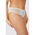 Black-White - Side - Gorgeous Womens-Ladies Meadow Floral Briefs