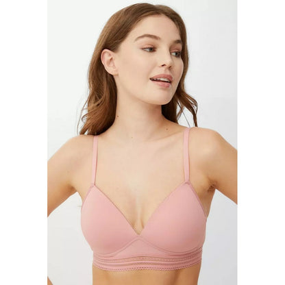 Pink - Pack Shot - Debenhams Womens-Ladies Textured Non-Wired Bra (Pack of 2)