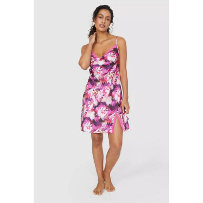 Pink - Lifestyle - Debenhams Womens-Ladies Camellia Satin Nightie