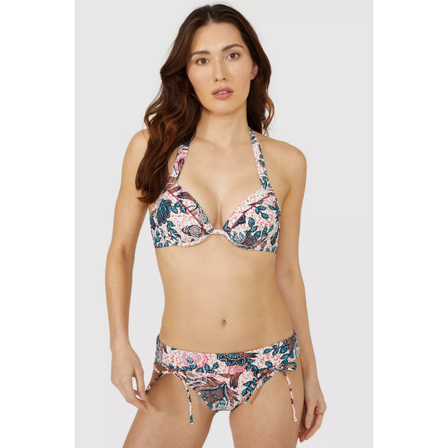 Mantaray Womens Ladies Savannah Floral Padded Bikini Top Discounts on great Brands