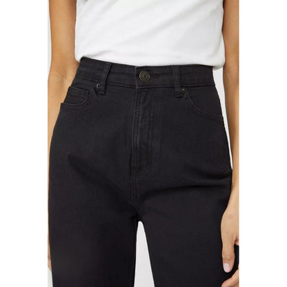 Black - Side - Mantaray Womens-Ladies Bootcut Jeans