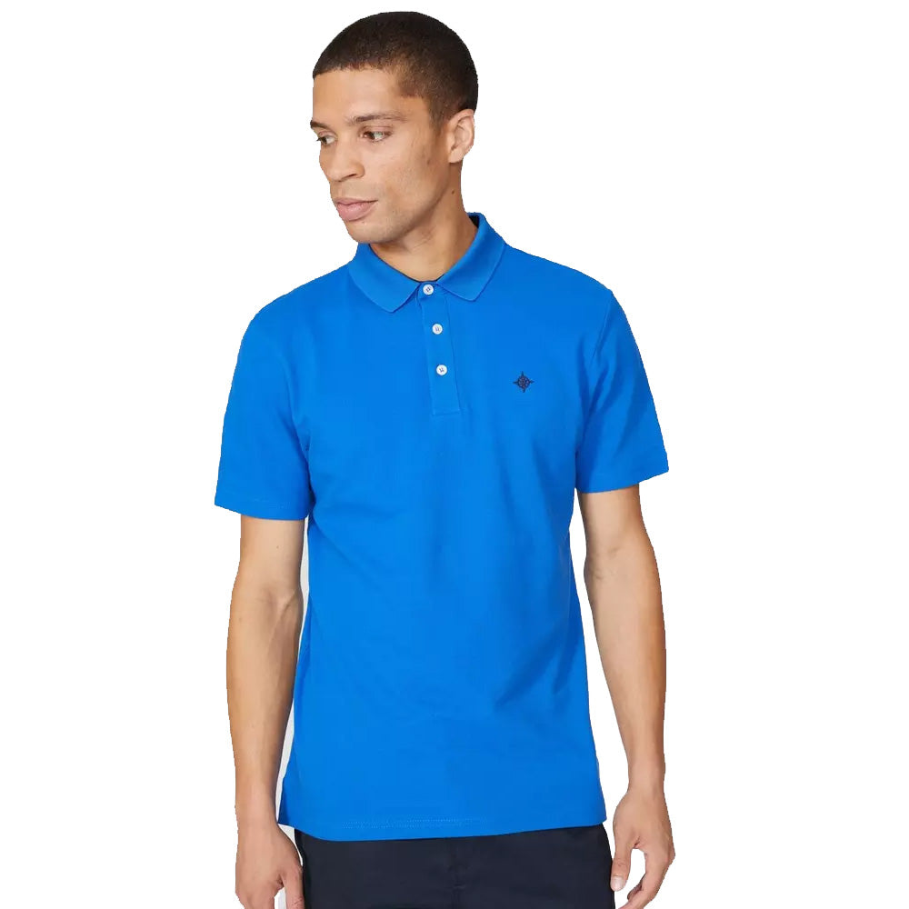 Royal Blue - Front - Maine Mens Pique Short-Sleeved Polo Shirt