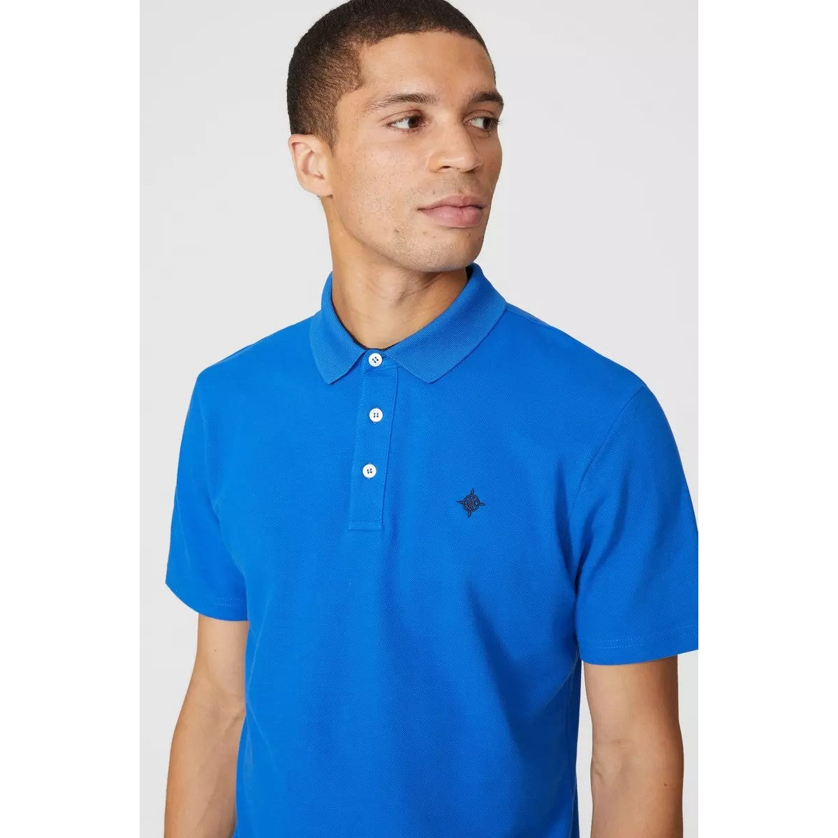 Royal Blue - Side - Maine Mens Pique Short-Sleeved Polo Shirt