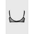 Black - Back - Gorgeous Womens-Ladies Spotted Embroidered Bra