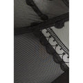 Black - Side - Gorgeous Womens-Ladies Embroidered Lingerie