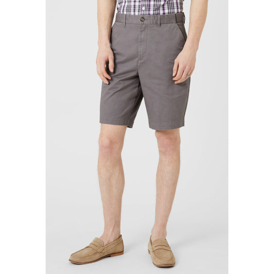 Grey - Front - Maine Mens Premium Chino Shorts