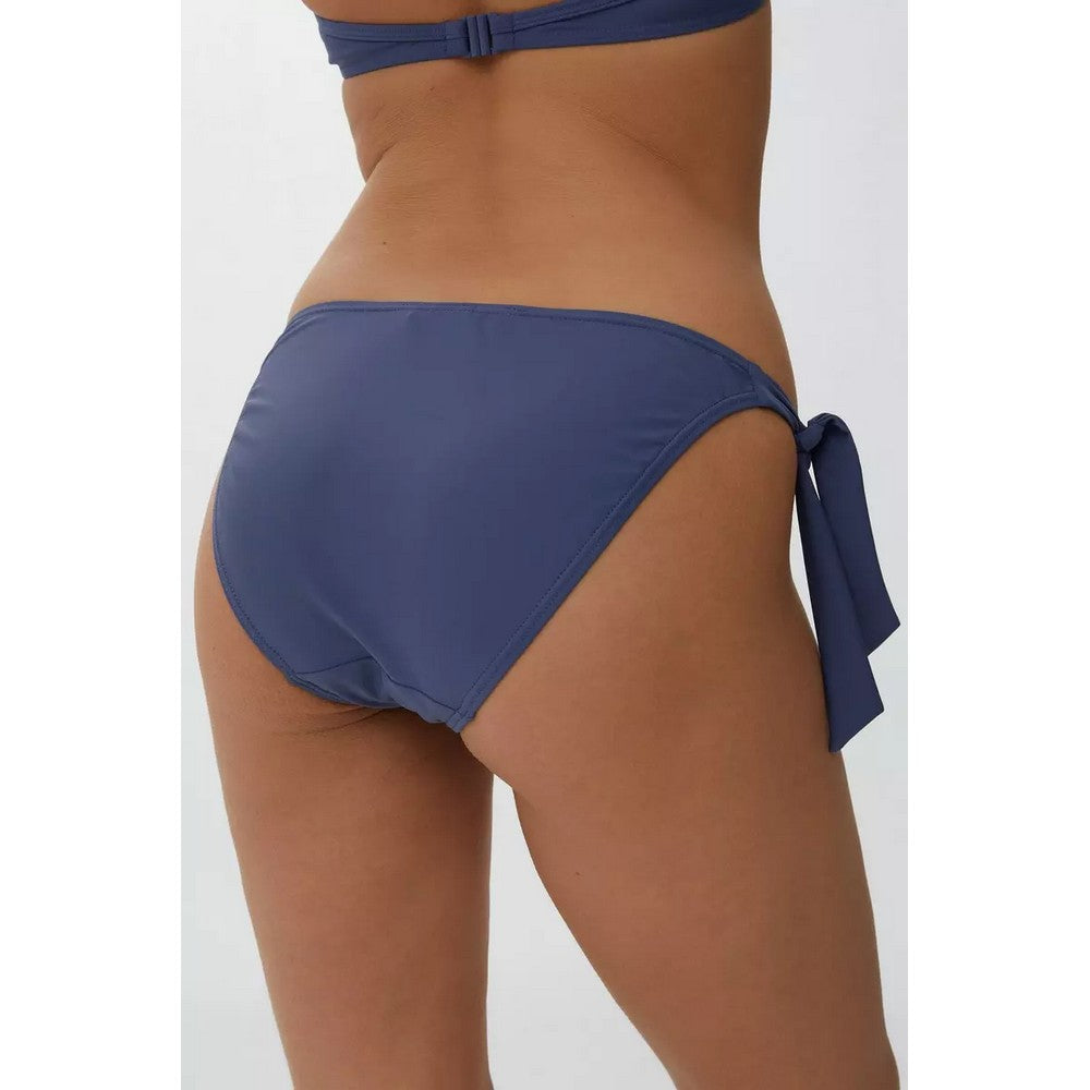Dark Blue - Back - Debenhams Womens-Ladies Side Tie Bikini Bottoms