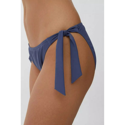 Dark Blue - Side - Debenhams Womens-Ladies Side Tie Bikini Bottoms