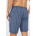 Blue - Back - Debenhams Mens Woven Lounge Shorts