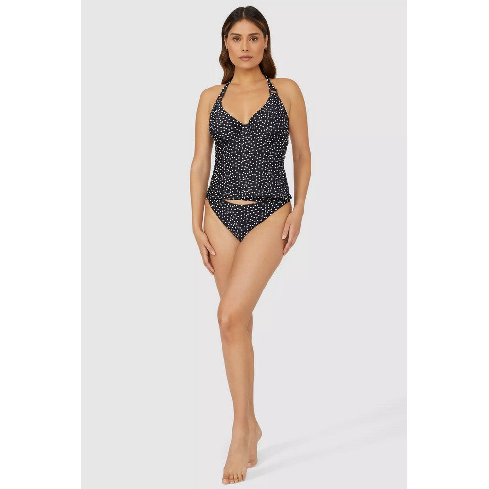 Monochrome - Lifestyle - Gorgeous Womens-Ladies Spotted Non-Padded Tankini Top
