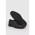 Black - Side - Debenhams Mens Leather Airsoft Shoes