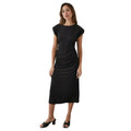 Black - Front - Principles Womens-Ladies Jersey Ruched Side Midi Dress