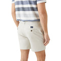Off White - Back - Maine Mens Premium Skipper Shorts