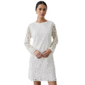 Ivory - Front - Principles Womens-Ladies Lace Puffed Dress