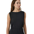Black - Side - Principles Womens-Ladies Lace Detail Jersey Dress