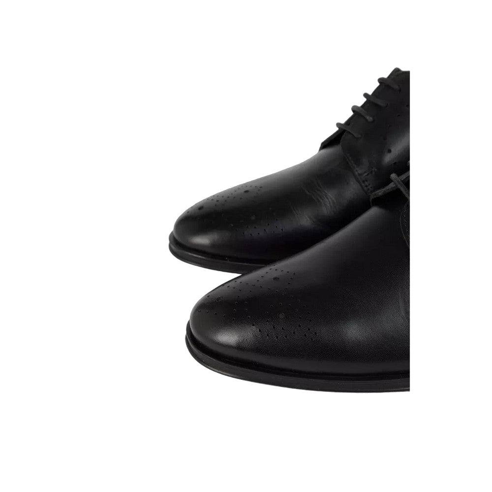 Black - Lifestyle - Debenhams Mens Frys Leather Derby Shoes