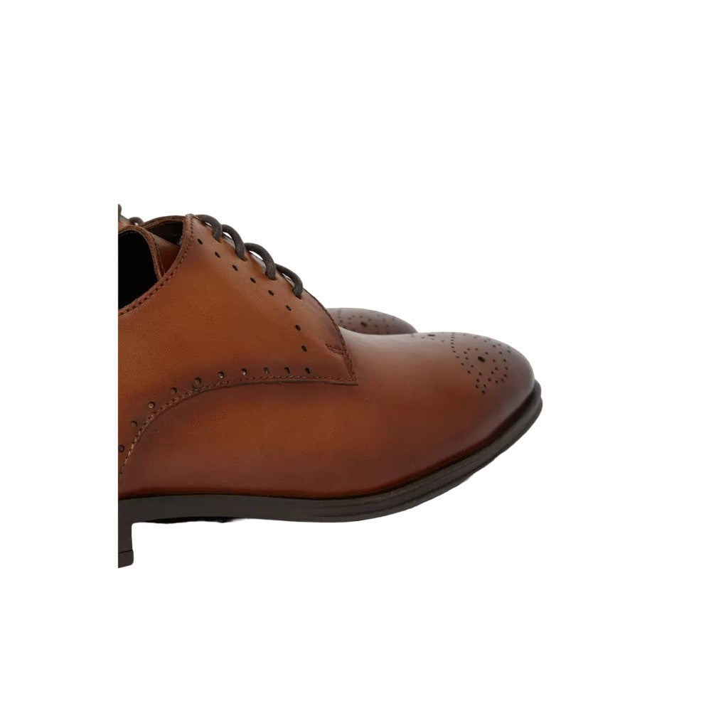 Tan - Lifestyle - Debenhams Mens Frys Leather Derby Shoes