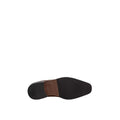 Tan - Back - Debenhams Mens Chesham Perforated Leather Derby Shoes