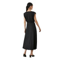 Black - Back - Principles Womens-Ladies Jersey Belt Midi Dress