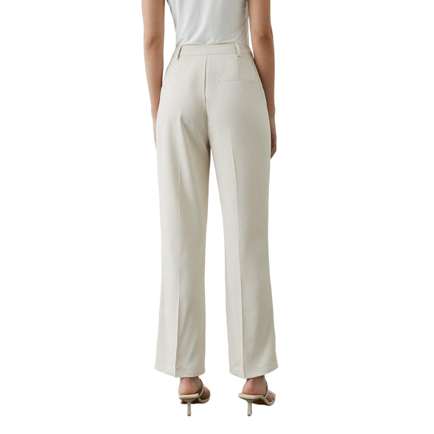 Stone - Back - Principles Womens-Ladies Tapered Suit Trousers