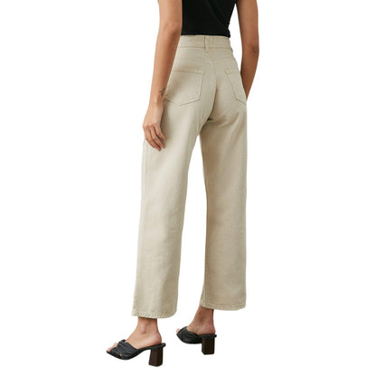 Stone - Back - Principles Womens-Ladies Mom Jeans