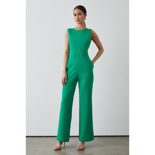 Principles Womens Ladies Compact Crepe Tie Back Jumpsuit Discounts on great Brands