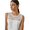 Ivory - Side - Principles Womens-Ladies Lace Sleeveless Top