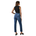 Blue - Back - Principles Womens-Ladies Mom Jeans