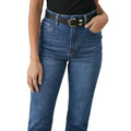 Blue - Side - Principles Womens-Ladies Mom Jeans