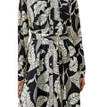 Black - Side - Principles Womens-Ladies Leaf Belt Shirt Dress