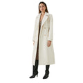 Ivory - Front - Principles Womens-Ladies Longline Double-Breasted Oversized Coat