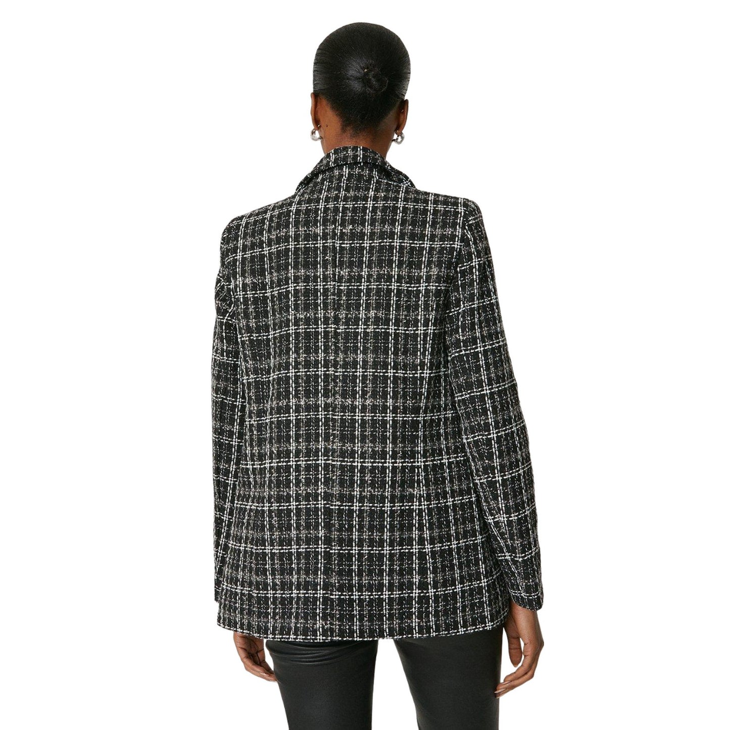 Black - Back - Principles Womens-Ladies Double-Breasted Blazer