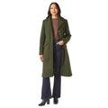 Forest - Front - Principles Womens-Ladies Single-Breasted Tailored Coat