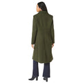 Forest - Back - Principles Womens-Ladies Single-Breasted Tailored Coat