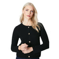 Black - Side - Principles Womens-Ladies Textured Knitted Patch Pocket Jacket
