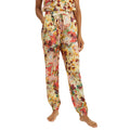 Multicoloured - Lifestyle - Debenhams Womens-Ladies Autumn Garden Cuffed Ankle Pyjama Set