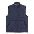 Navy - Back - Maine Mens Quilted Lightweight Tailored Gilet