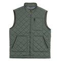 Khaki - Front - Maine Mens Quilted Lightweight Tailored Gilet
