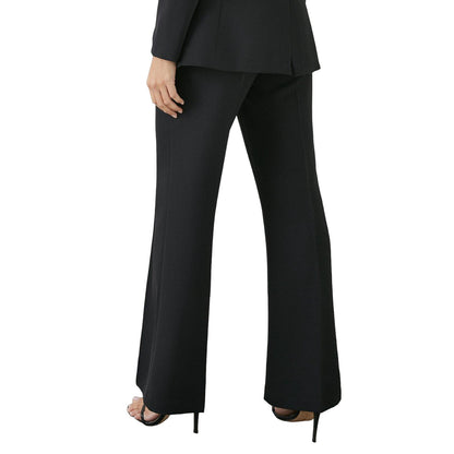 Black - Back - Principles Womens-Ladies Pintuck Tab Detail Bootcut Trousers