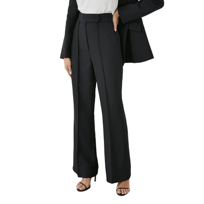 Black - Front - Principles Womens-Ladies Pintuck Tab Detail Bootcut Trousers