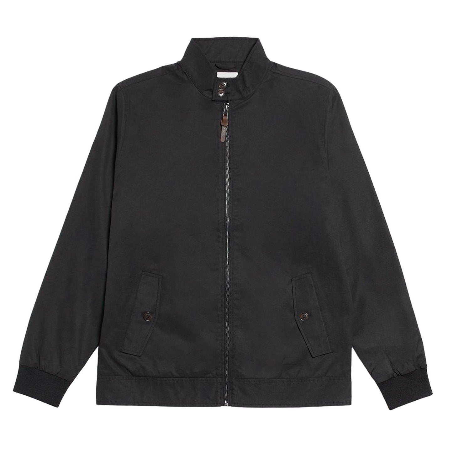 Black - Front - Maine Mens Harrington Cotton Jacket