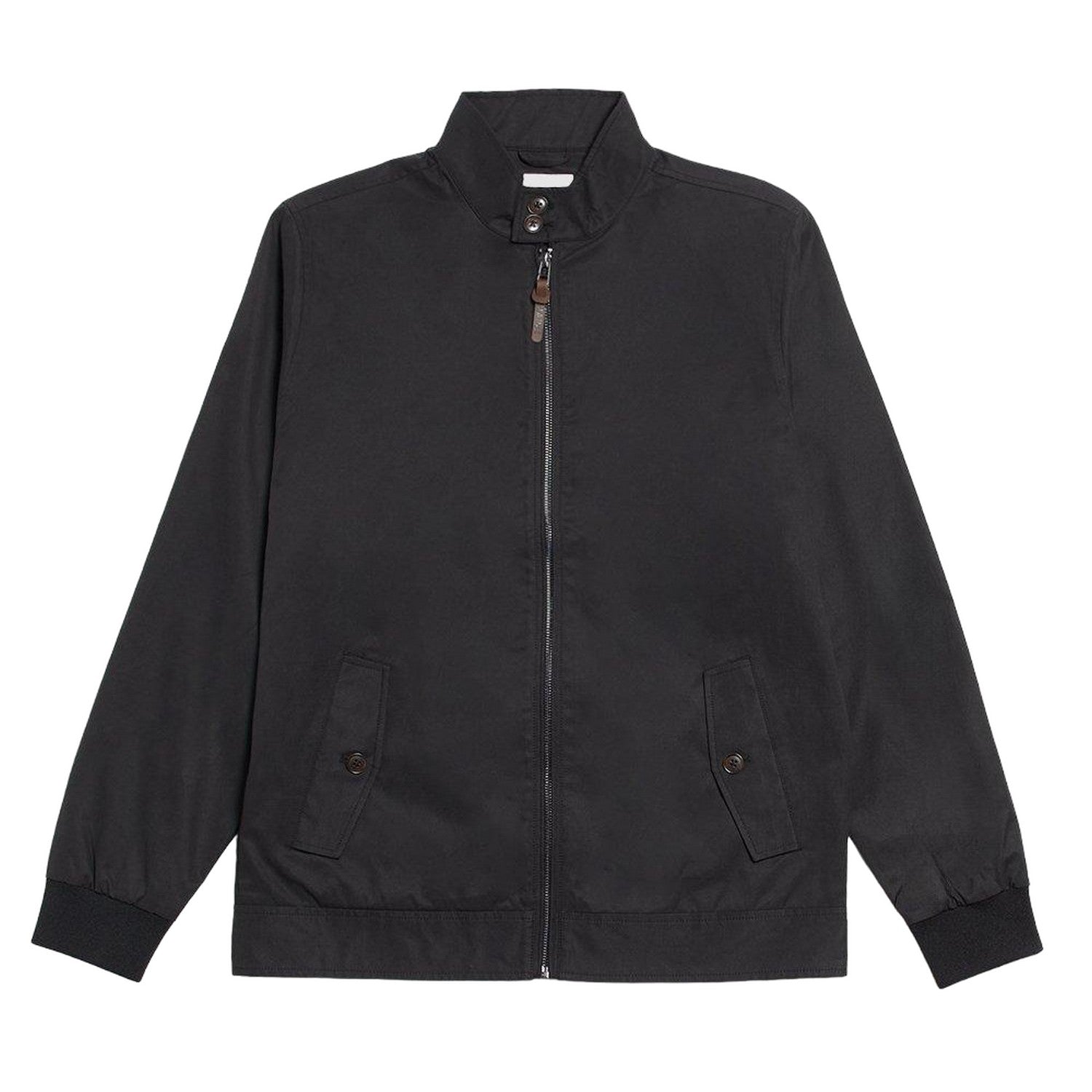 Black - Front - Maine Mens Harrington Cotton Jacket