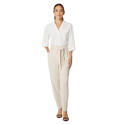 Camel - Lifestyle - Principles Womens-Ladies Paperbag High Waist Trousers