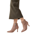 Taupe - Side - Principles Womens-Ladies Ophelia Pointed Medium Heel Ankle Boots