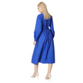 Blue - Front - Principles Womens-Ladies Belted Frill Midi Shirt Dress