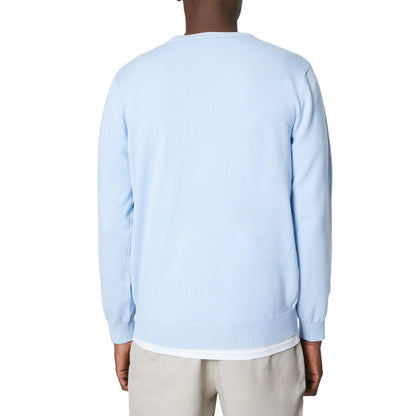 Light Blue - Back - Maine Mens Lightweight Crew Neck Jumper