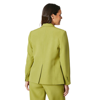 Green - Back - Principles Womens-Ladies Edge To Edge Blazer